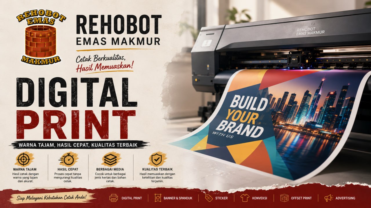 Banner digital print Rehobot Emas Makmur